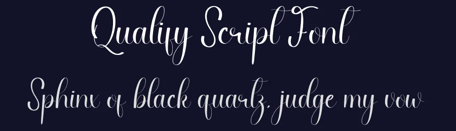 Qualify Script Font by andikastudio — Script Handwritten Font — thumbnail 2