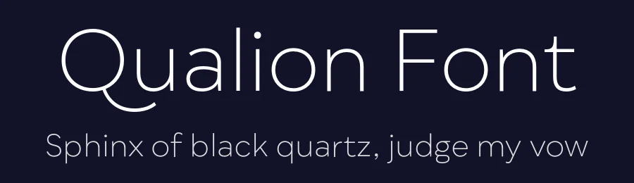Qualion Font by ROHH — Sans Serif Font — thumbnail 2