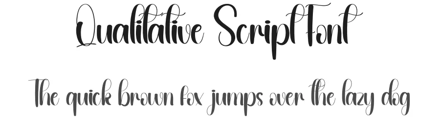 Qualitative Script Font by andikastudio — Script Handwritten Font