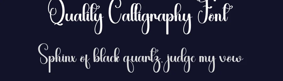 Quality Calligraphy Font by andikastudio — Script Handwritten Font — thumbnail 2
