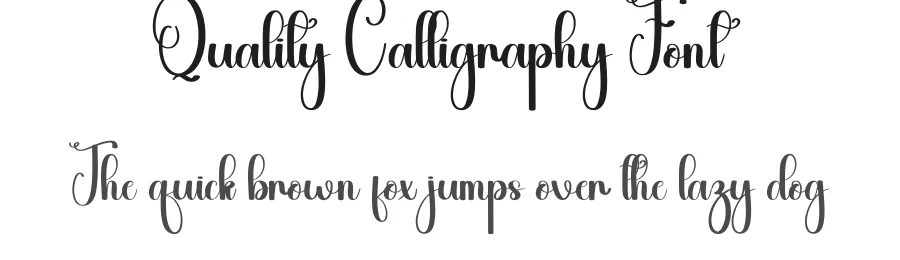 Quality Calligraphy Font by andikastudio — Script Handwritten Font