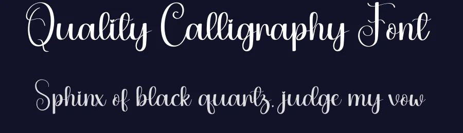 Quality Calligraphy Font by andikastudio — Script Handwritten Font — thumbnail 2