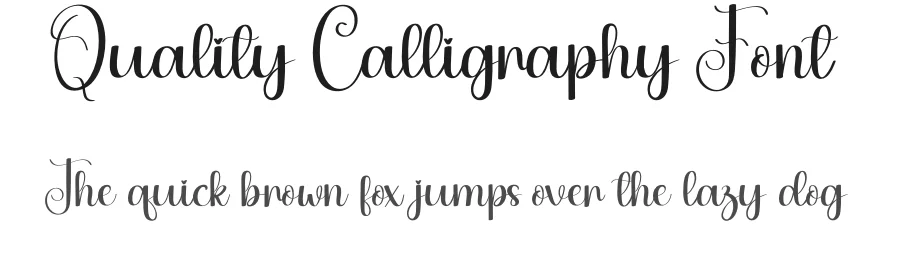 Quality Calligraphy Font by andikastudio — Script Handwritten Font