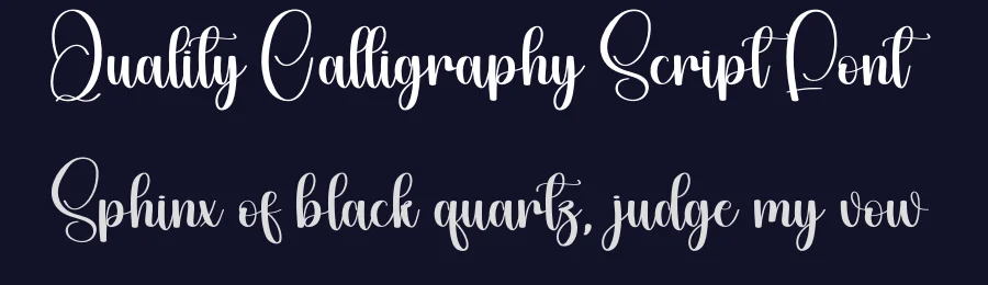 Quality Calligraphy Script Font by creativeletter — Script Handwritten Font — thumbnail 2