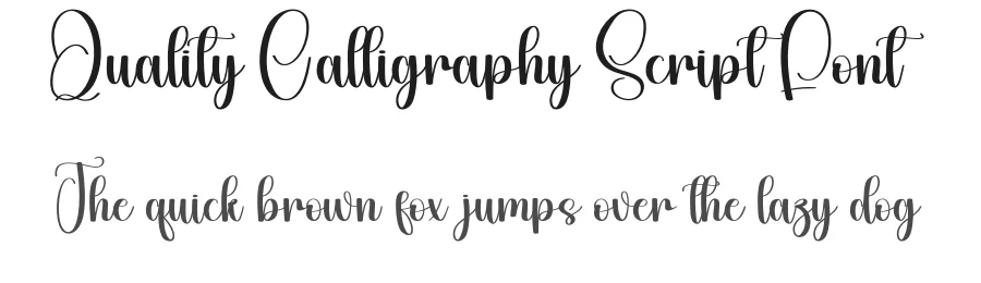 Quality Calligraphy Script Font by creativeletter — Script Handwritten Font