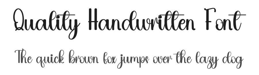 Quality Handwritten Font by inermediaSTUDIO — Script Handwritten Font