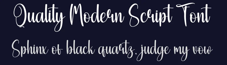 Quality Modern Script Font by creativeletter — Script Handwritten Font — thumbnail 2