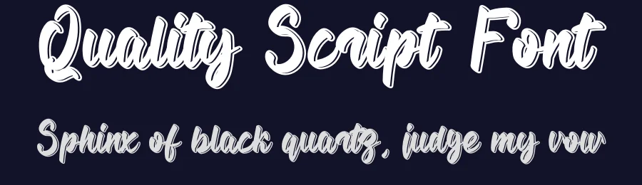 Quality Script Font by andikastudio — Script Handwritten Font — thumbnail 2