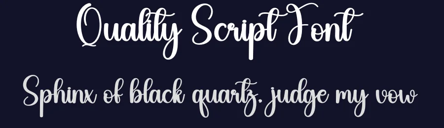 Quality Script Font by creativeletter — Script Handwritten Font — thumbnail 2