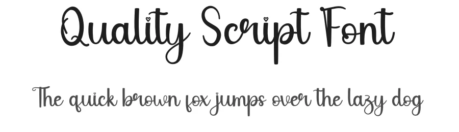Quality Script Font by andikastudio — Script Handwritten Font