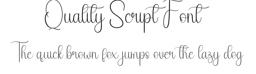 Quality Script Font by andikastudio — Script Handwritten Font