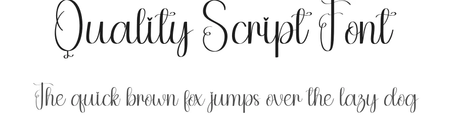 Quality Script Font by andikastudio — Script Handwritten Font
