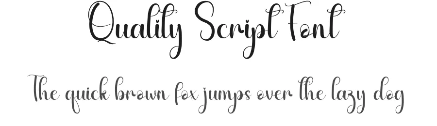 Quality Script Font by andikastudio — Script Handwritten Font