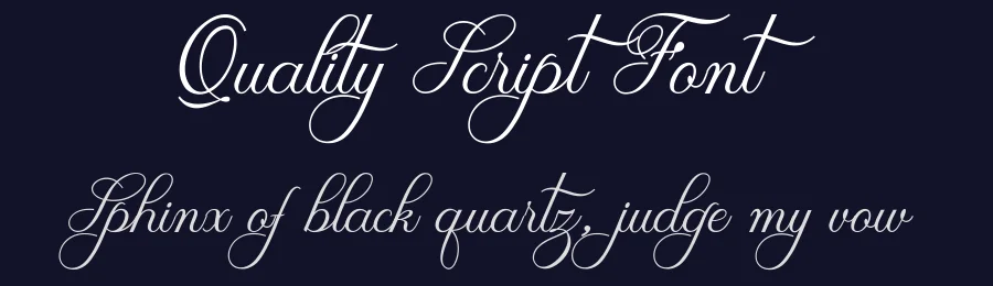 Quality Script Font by Typeface — Script Handwritten Font — thumbnail 2