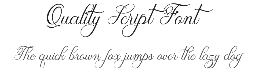 Quality Script Font by Typeface — Script Handwritten Font