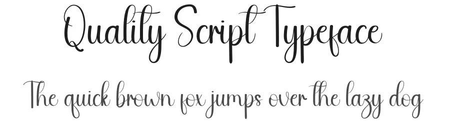 Quality Script Typeface by andikastudio — Script Handwritten Font