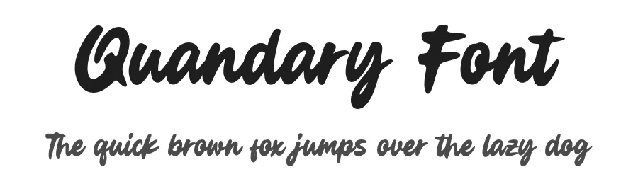 Quandary Font by Alpaprana — Script Handwritten Font