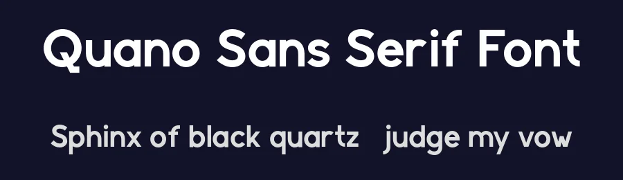 Quano Sans Serif Font by pandekastudio — Decorative Font — thumbnail 2