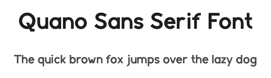 Quano Sans Serif Font by pandekastudio — Decorative Font