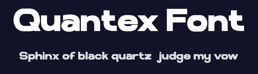 Quantex Font by Flawless And Co — Sans Serif Font — thumbnail 2