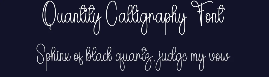 Quantity Calligraphy Font by andikastudio — Script Handwritten Font — thumbnail 2