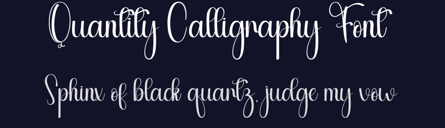 Quantity Calligraphy Font by andikastudio — Script Handwritten Font — thumbnail 2
