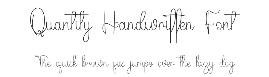 Quantity Handwritten Font by inermediaSTUDIO — Script Handwritten Font