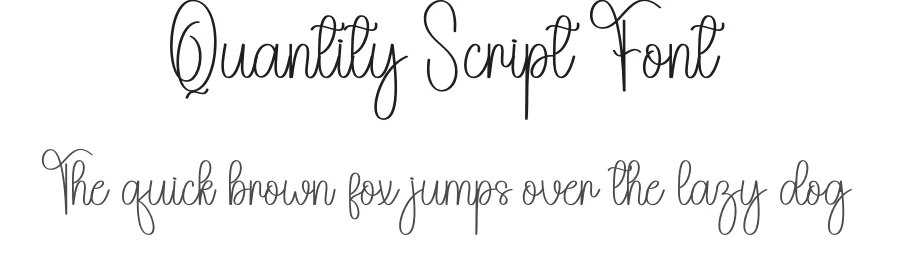 Quantity Script Font by andikastudio — Script Handwritten Font