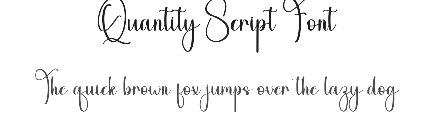 Quantity Script Font by andikastudio — Script Handwritten Font