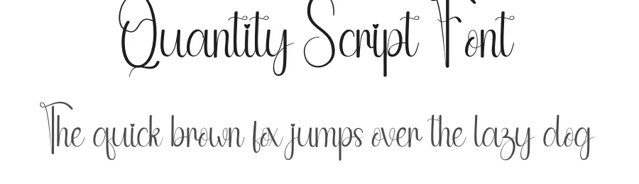 Quantity Script Font by andikastudio — Script Handwritten Font