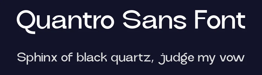 Quantro Sans Font by Muksal Creative — Sans Serif Font — thumbnail 2