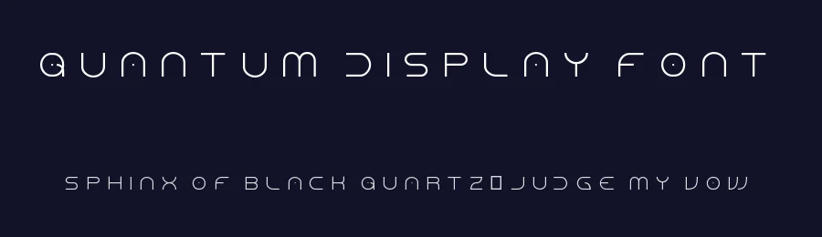 Quantum Display Font by JoannaVu — Sans Serif Font — thumbnail 2