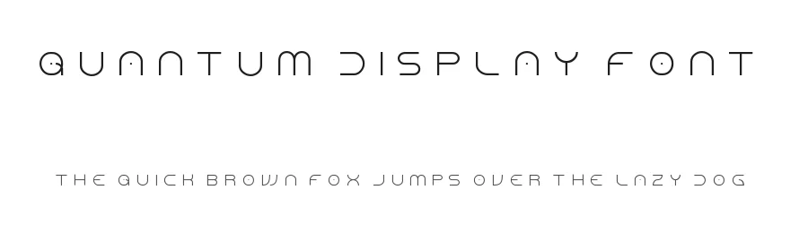Quantum Display Font by JoannaVu โ Sans Serif Font