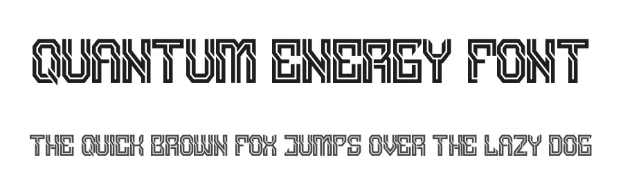 Quantum Energy Font by figuree — Display Font