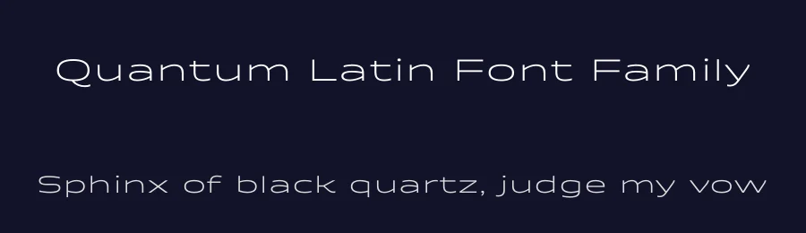 Quantum Latin Font Family by Hitesh Malaviya — Sans Serif Font — thumbnail 2