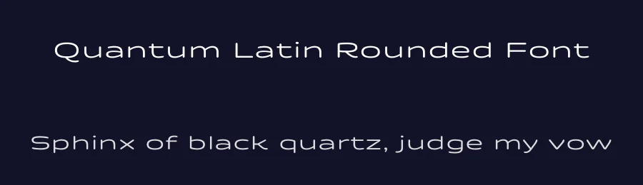 Quantum Latin Rounded Font by Hitesh Malaviya — Sans Serif Font — thumbnail 2
