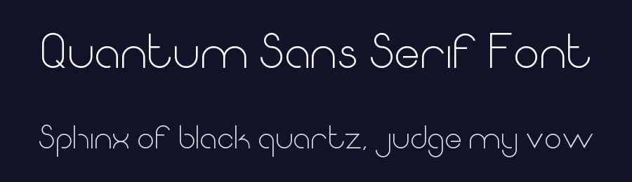 Quantum Sans Serif Font by Yana Bereziner — Sans Serif Font — thumbnail 2