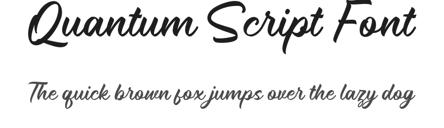 Quantum Script Font by MayoDesign β Script Handwritten Font