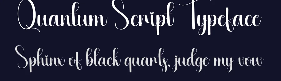 Quantum Script Typeface by creativeletter — Script Handwritten Font — thumbnail 2