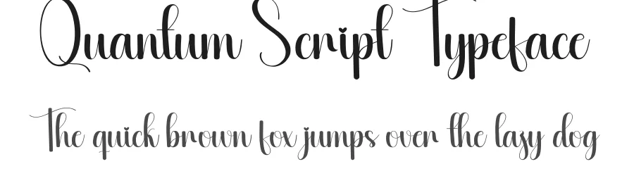 Quantum Script Typeface by creativeletter — Script Handwritten Font