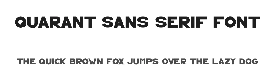 Quarant Sans Serif Font by Hugo Heino β Sans Serif Font