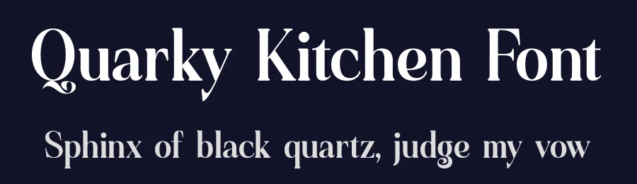 Quarky Kitchen Font by timelesstype.co — Display Font — thumbnail 2