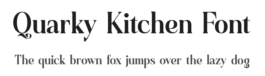Quarky Kitchen Font by timelesstype.co — Display Font