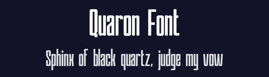 Quaron Font by roomspace.cl — Decorative Font — thumbnail 2