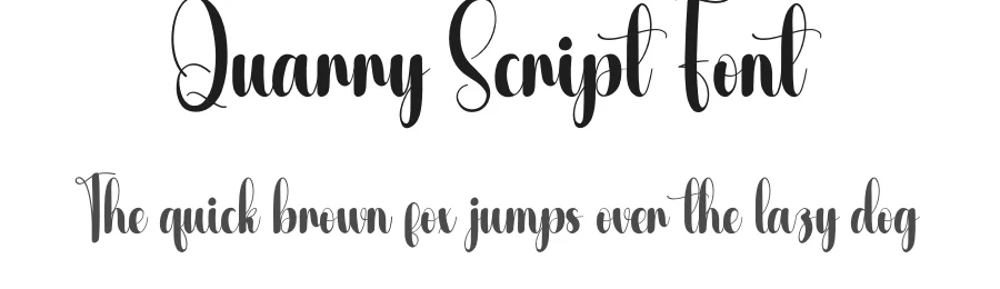 Quarry Script Font by andikastudio — Script Handwritten Font