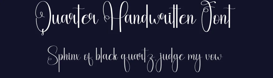 Quarter Handwritten Font by andikastudio — Script Handwritten Font — thumbnail 2