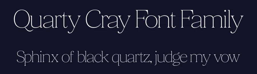 Quarty Cray Font Family by Propertype — Serif Font — thumbnail 2