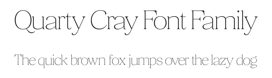 Quarty Cray Font Family by Propertype — Serif Font