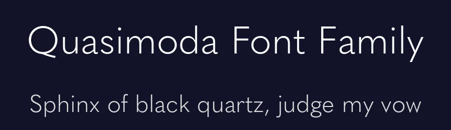 Quasimoda Font Family by lettersoup — Sans Serif Font — thumbnail 2
