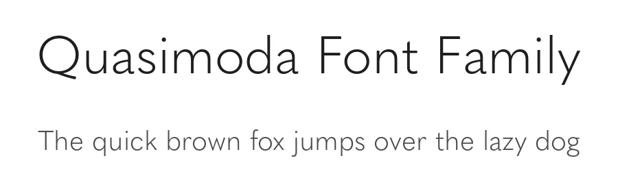 Quasimoda Font Family by lettersoup — Sans Serif Font
